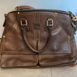 Dooney and Bourke Florentine Clayton bag, dark brown